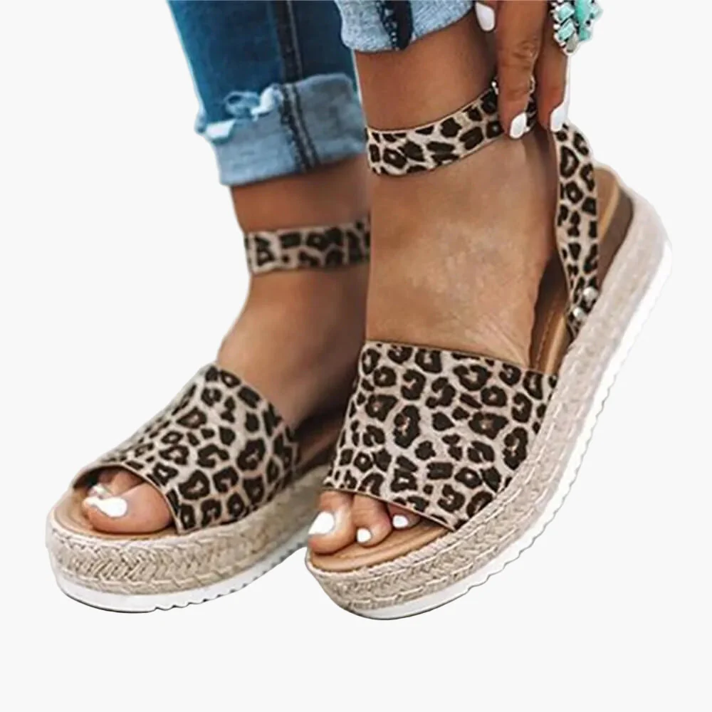Sandales compensées à plateforme pour femme – Style espadrille moderne et confortable - Image 4