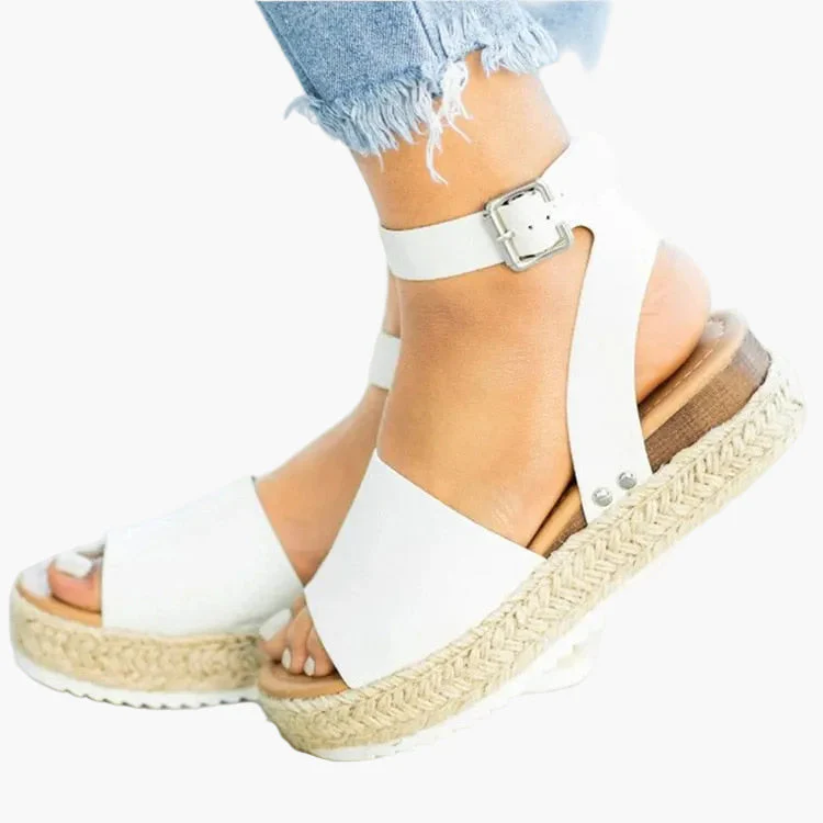 Sandales compensées à plateforme pour femme – Style espadrille moderne et confortable - Image 6