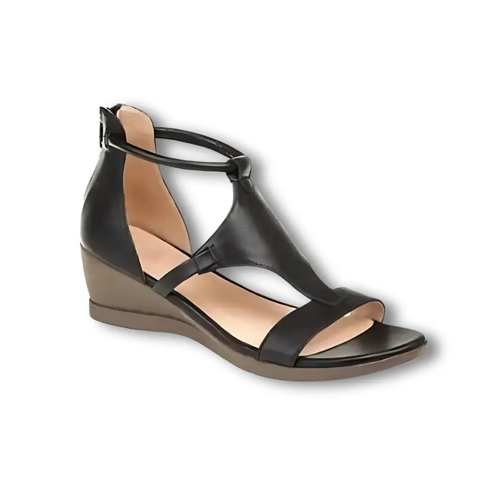 Sandales compensées femme confort quotidien style décontracté - Image 6
