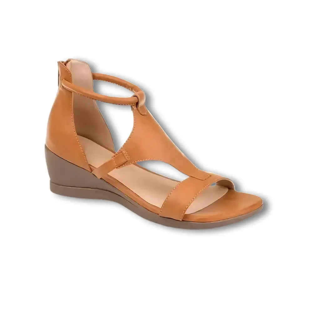Sandales compensées femme confort quotidien style décontracté - Image 8