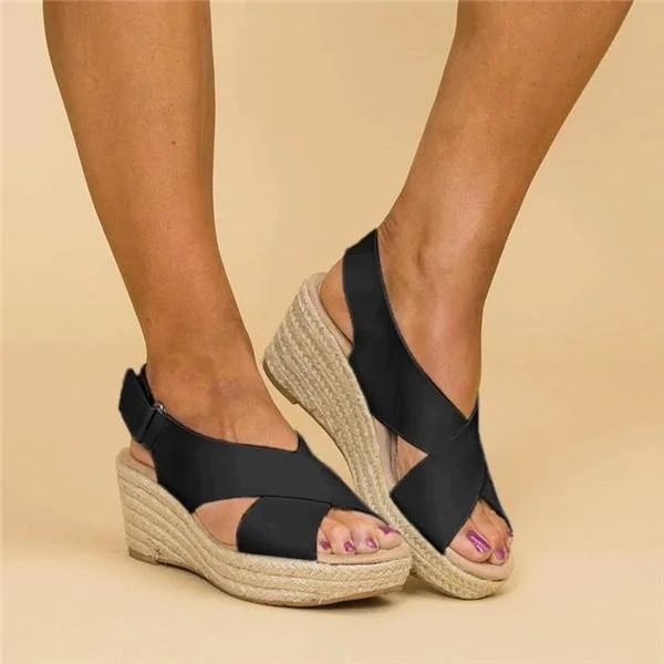 Sandales compensées orthopédiques élégantes pour femme – Style moderne, confort quotidien, idéal été - Image 6