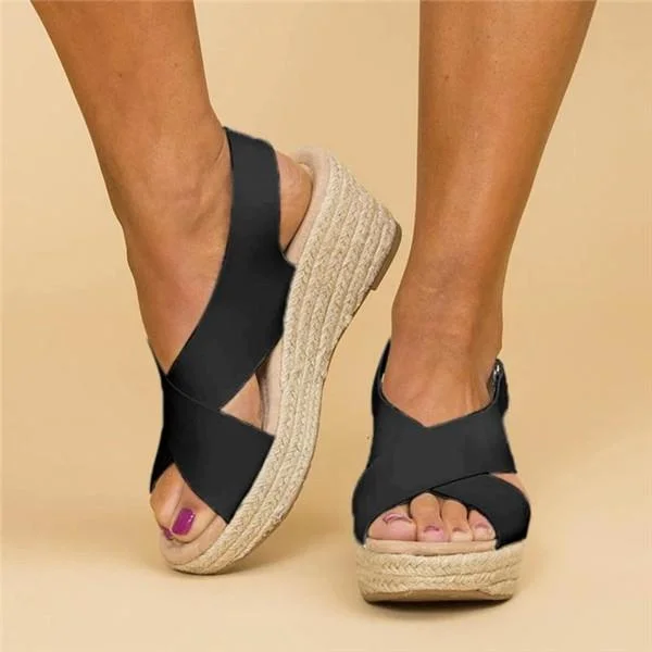 Sandales compensées orthopédiques élégantes pour femme – Style moderne, confort quotidien, idéal été - Image 7