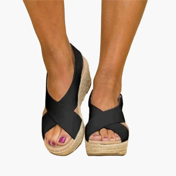 Sandales compensées orthopédiques élégantes pour femme – Style moderne, confort quotidien, idéal été - Image 8