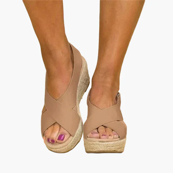 Sandales compensées orthopédiques élégantes pour femme – Style moderne, confort quotidien, idéal été - Image 9