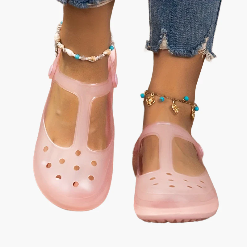 Sandales confort femme style Mary Jane pour loisirs d'été - chaussures légères à talon plat - Image 11