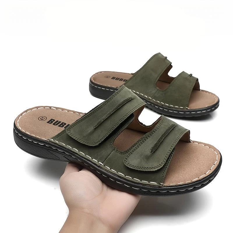 Sandales confort pour homme à enfiler, style décontracté, idéales pour tous les jours - Image 3