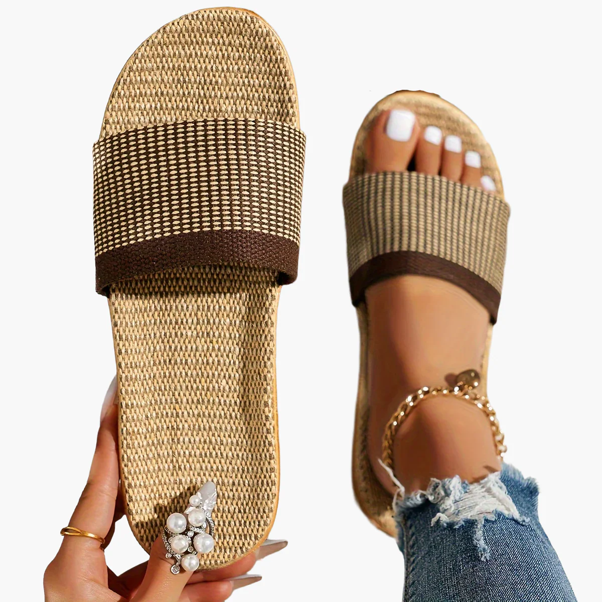 Sandales décontractées à enfiler pour femme style estival - Image 21