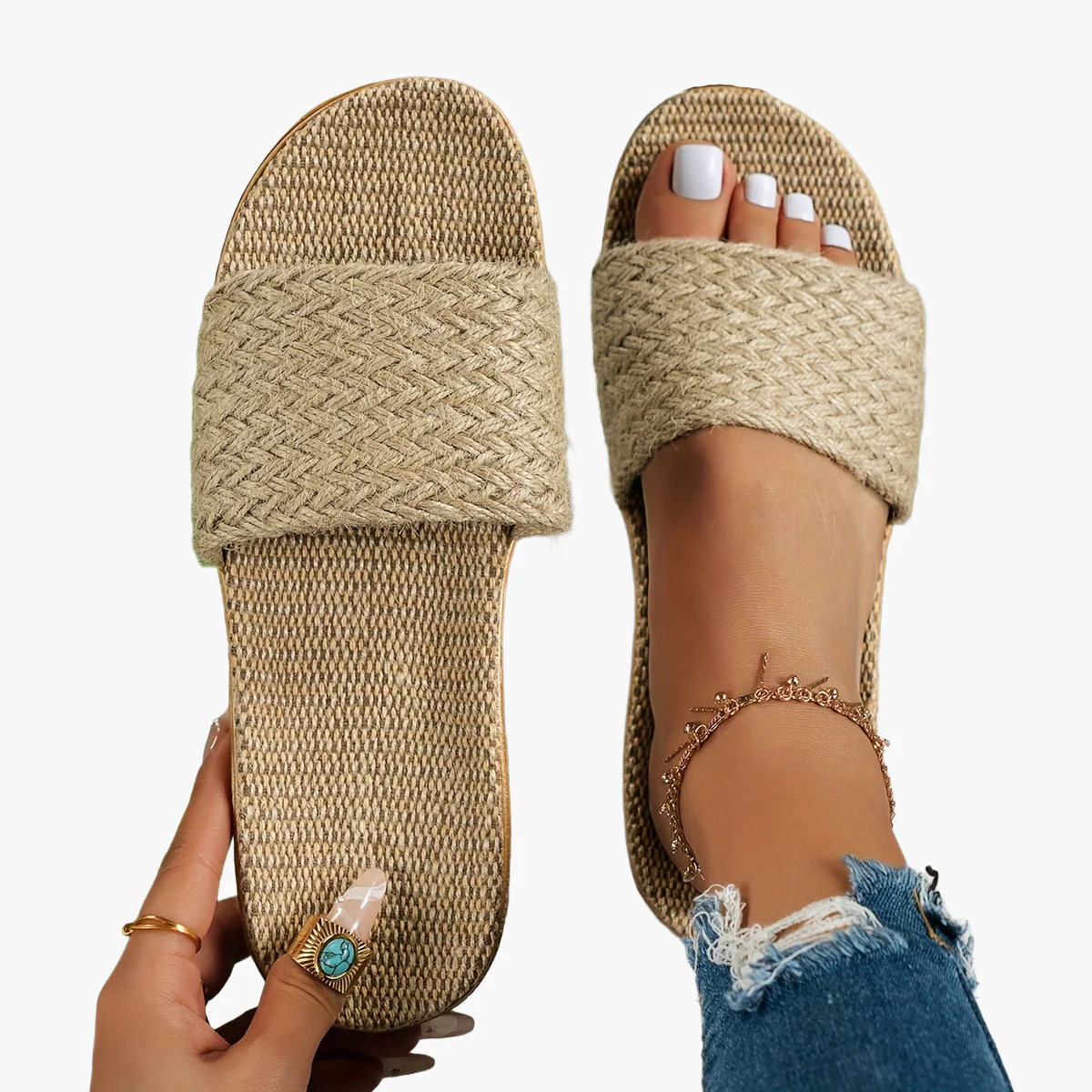 Sandales décontractées à enfiler pour femme style estival - Image 22