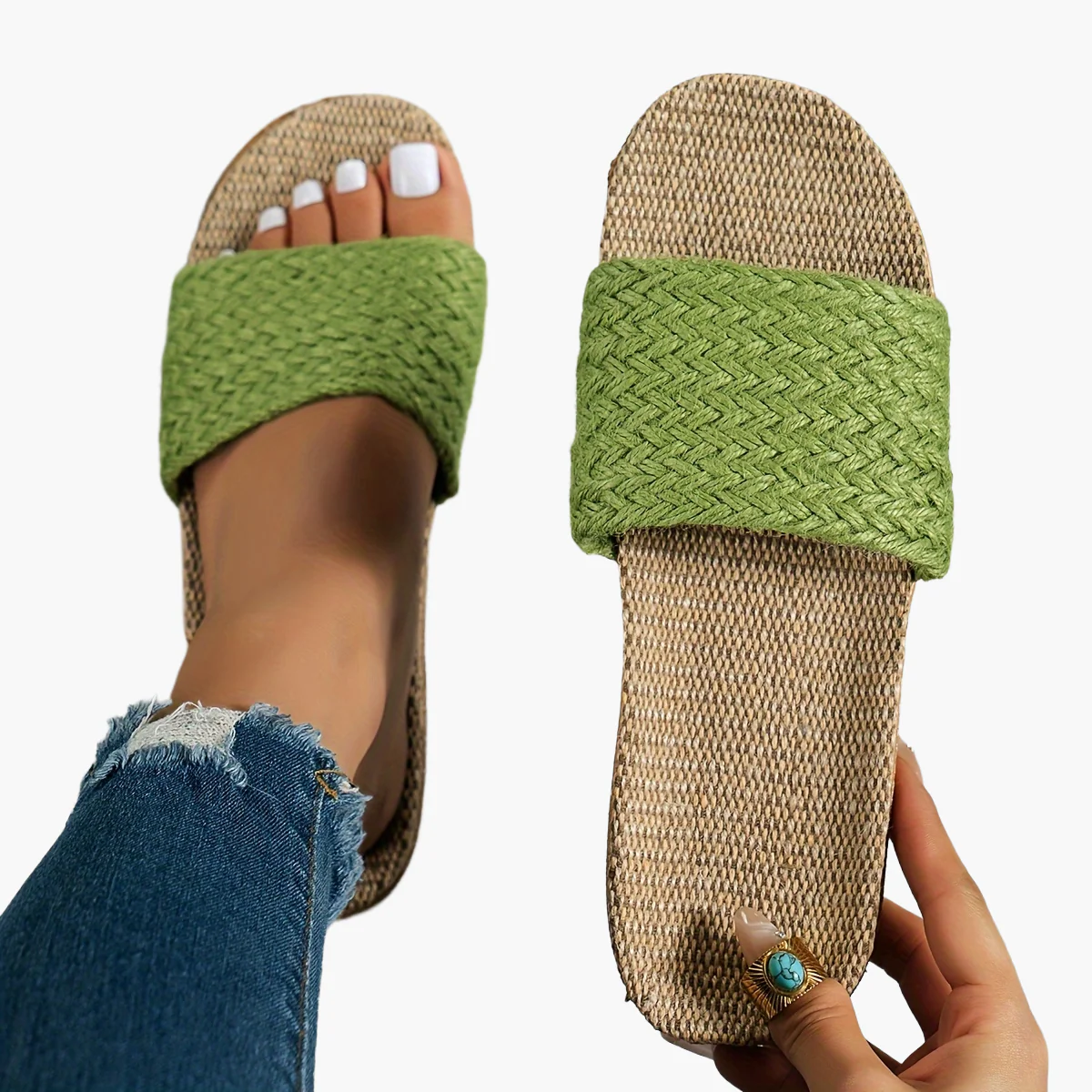 Sandales décontractées à enfiler pour femme style estival - Image 23