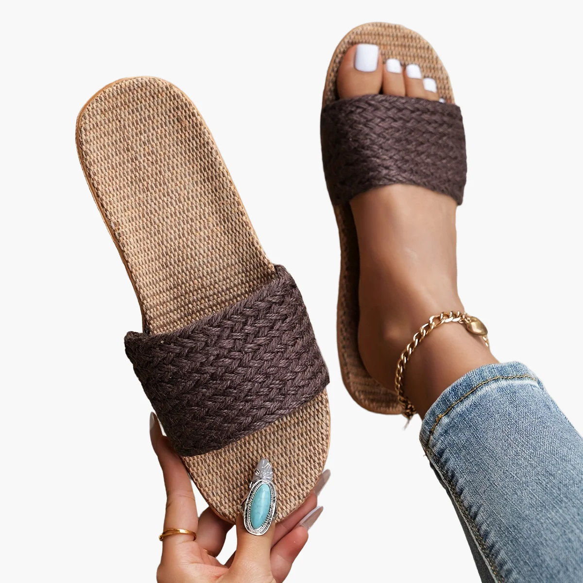 Sandales décontractées à enfiler pour femme style estival - Image 27