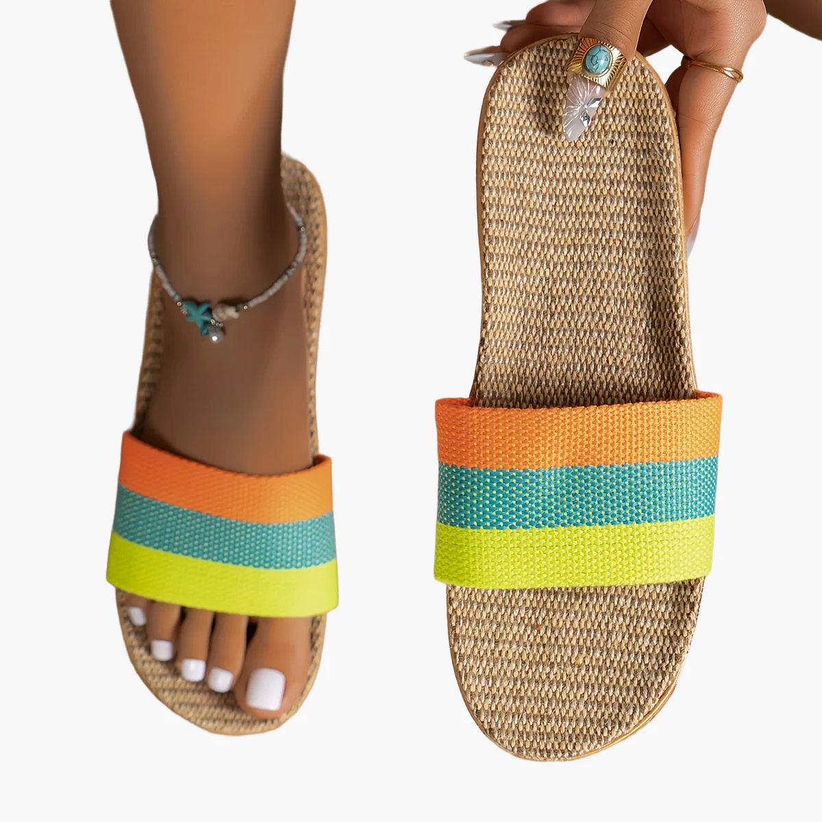 Sandales décontractées à enfiler pour femme style estival - Image 28