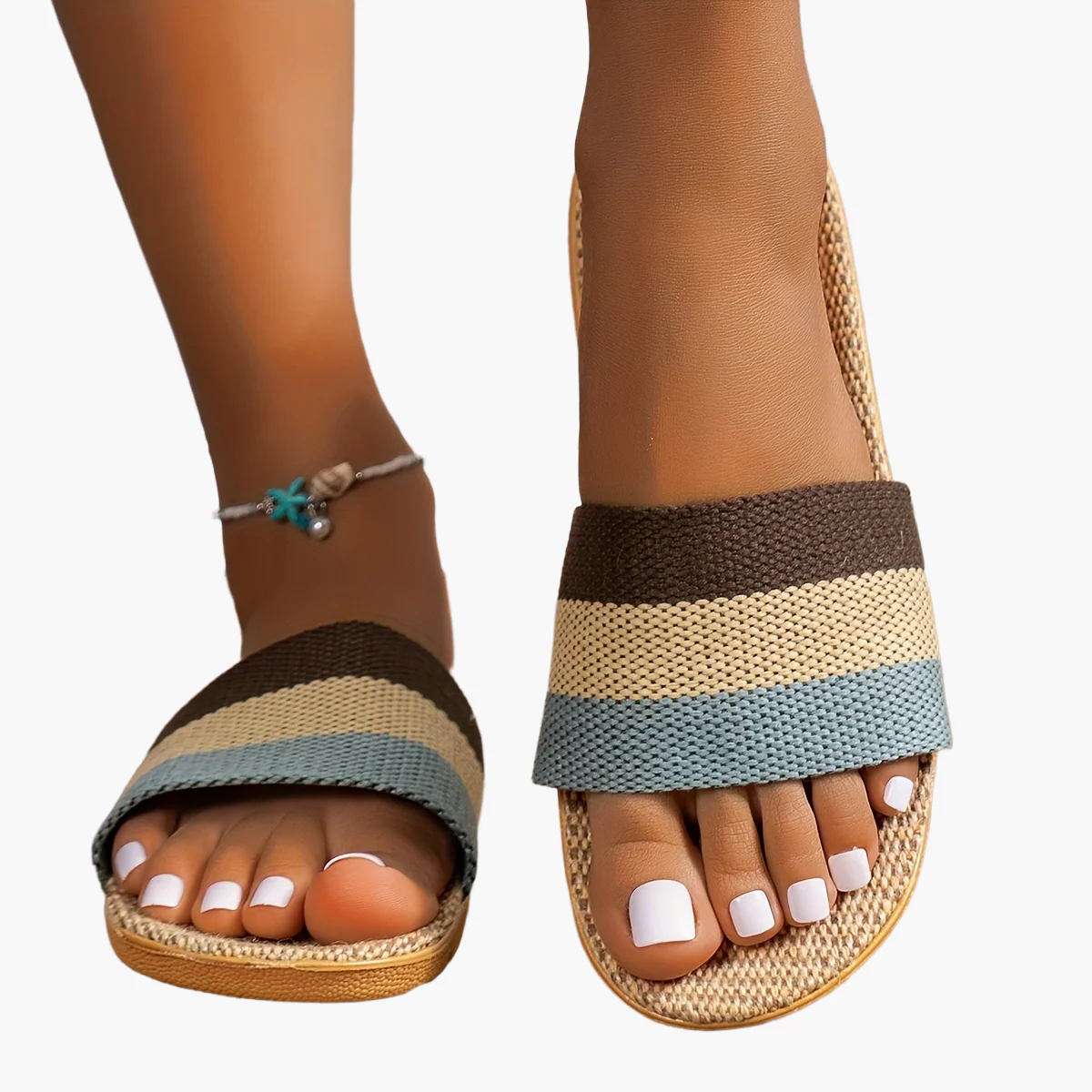 Sandales décontractées à enfiler pour femme style estival - Image 29