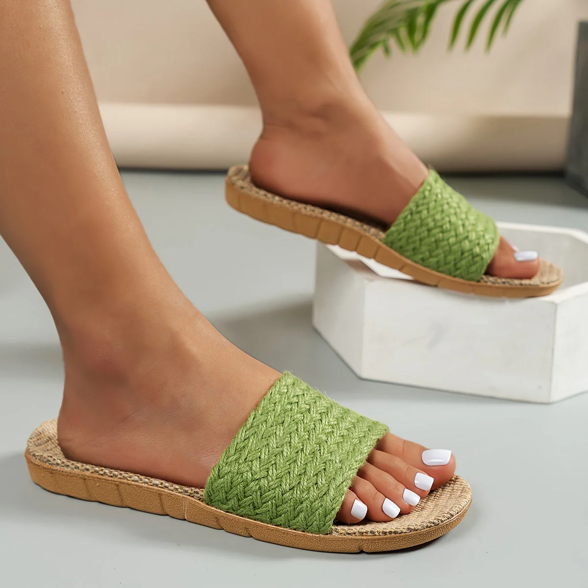 Sandales décontractées à enfiler pour femme style estival - Image 5