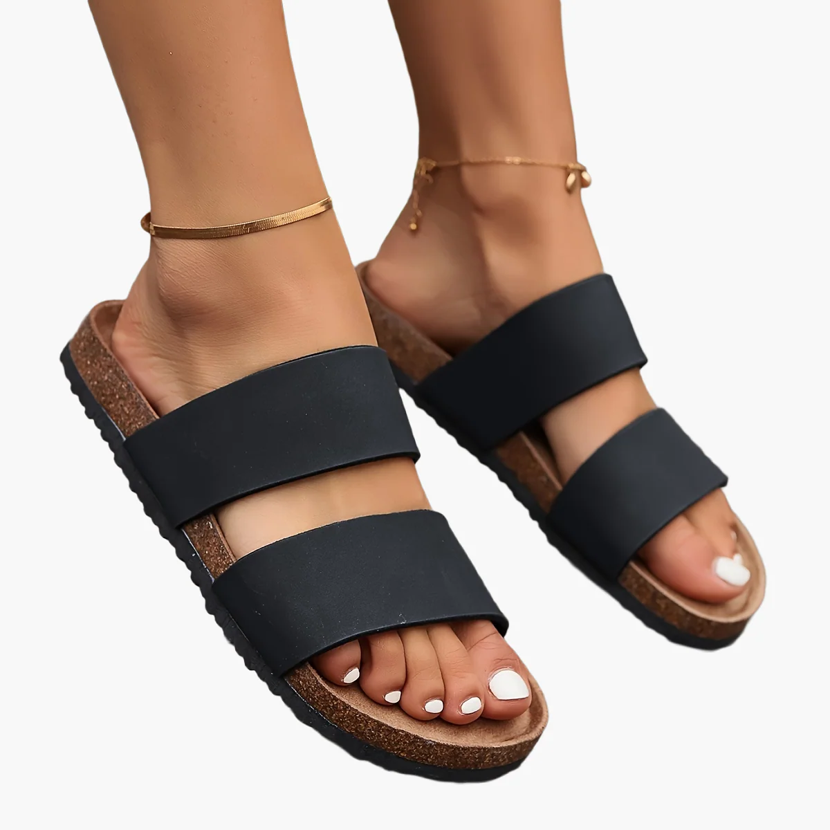 Sandales décontractées à double bride pour femme – Style estival confortable pour tous les jours - Image 13