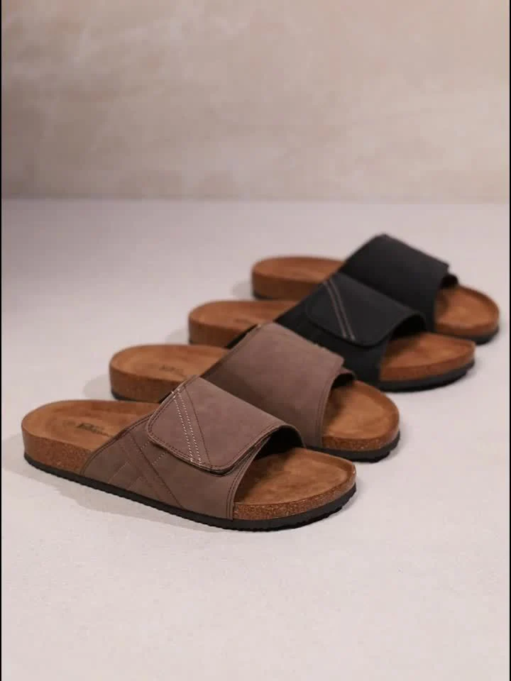 Sandales décontractées pour homme à enfiler avec semelle ergonomique – Idéal usage quotidien et détente - Image 8