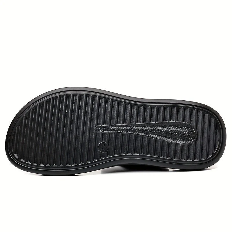 Sandales décontractées homme à enfiler style croisé pour usage quotidien et loisirs - Image 9