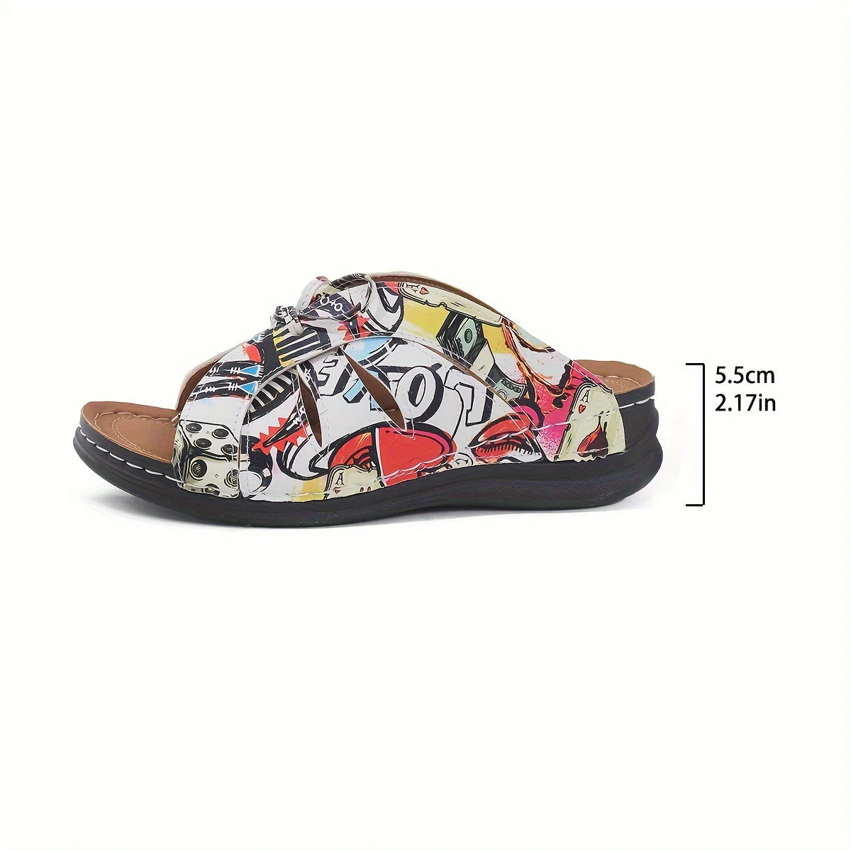 Sandales décontractées à plateforme pour femme – Style estival confortable à enfiler, bout ouvert - Image 14