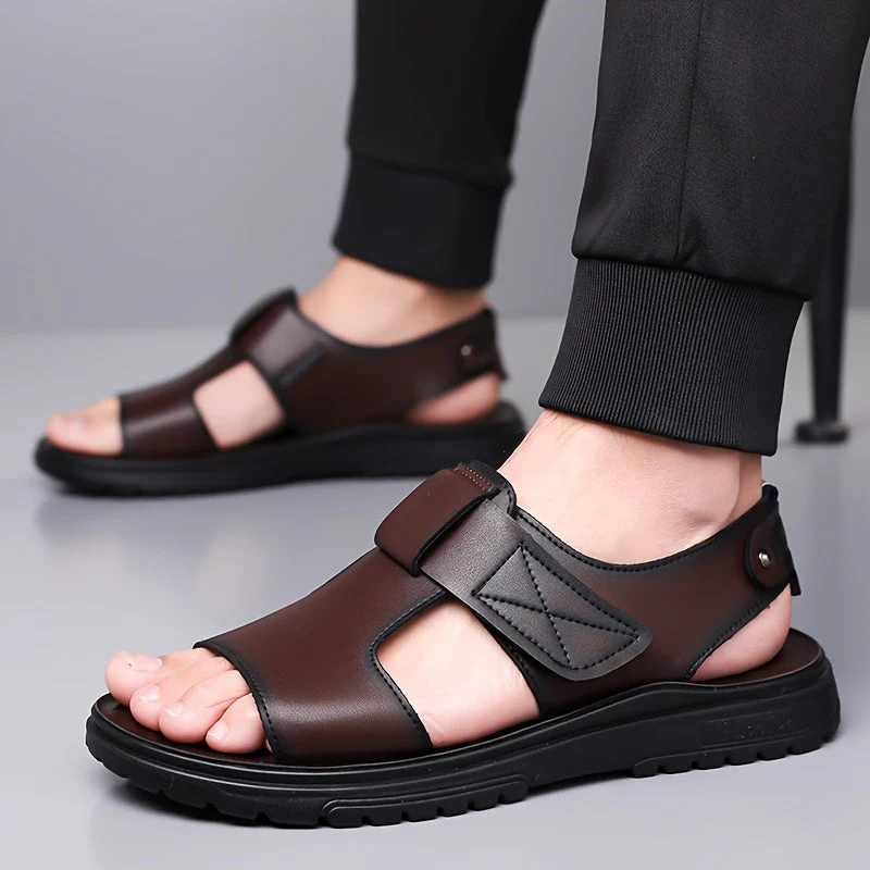 Sandales décontractées style vintage pour homme à semelle antidérapante idéales pour le printemps - Image 2