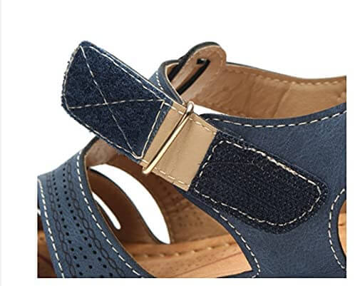 Sandales à enfiler confort compensées pour femmes – Style chic et usage quotidien - Image 22