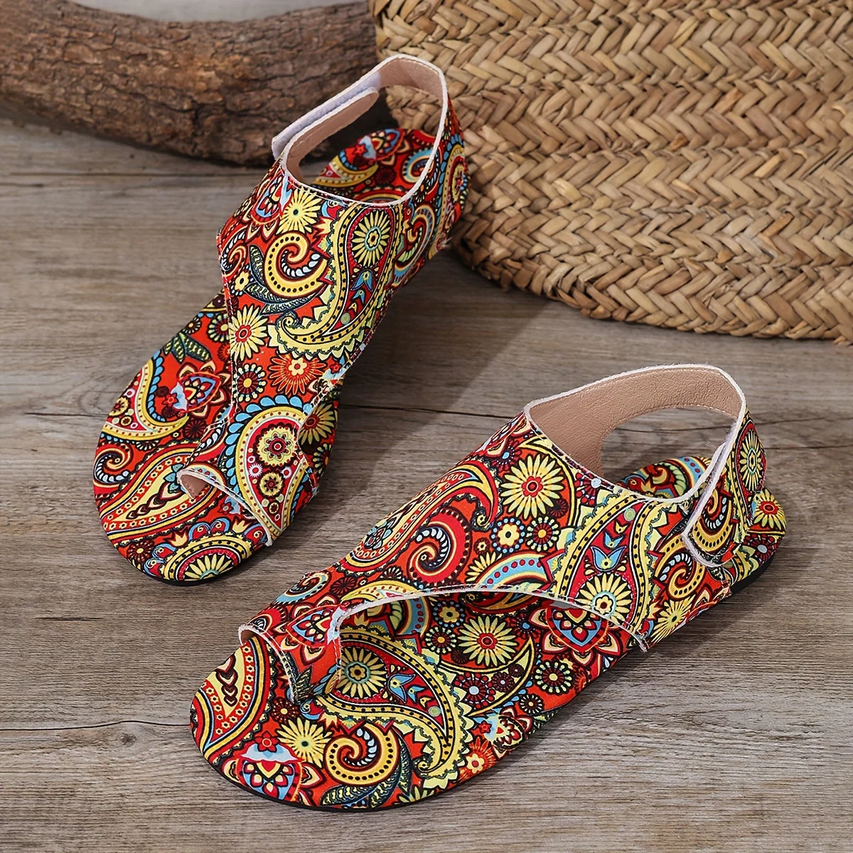 Sandales d'été bohèmes pour femme style ethnique plage et ville - Image 6