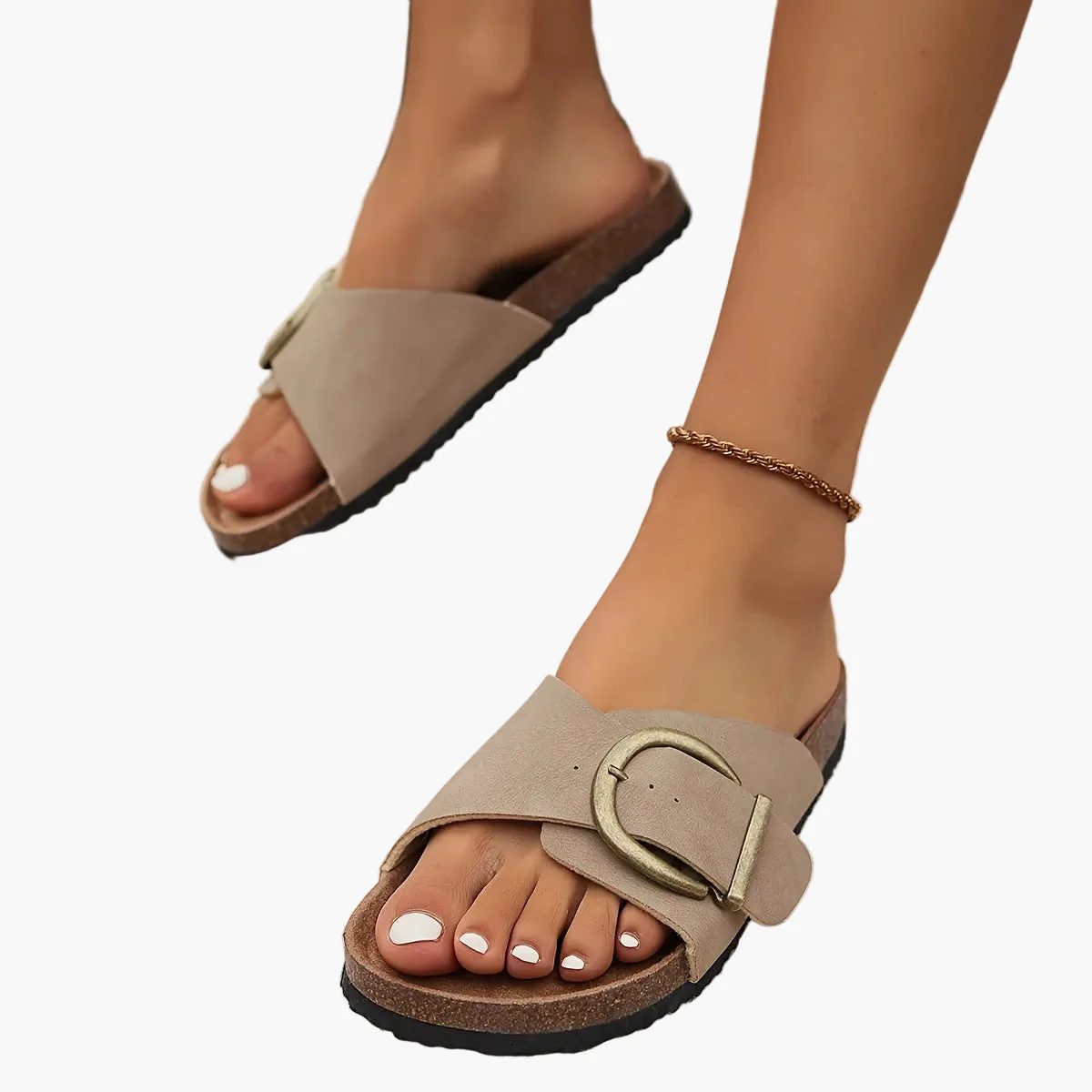 Sandales Femme Décontractées à Boucle Style Été pour Confort Quotidien - Image 6