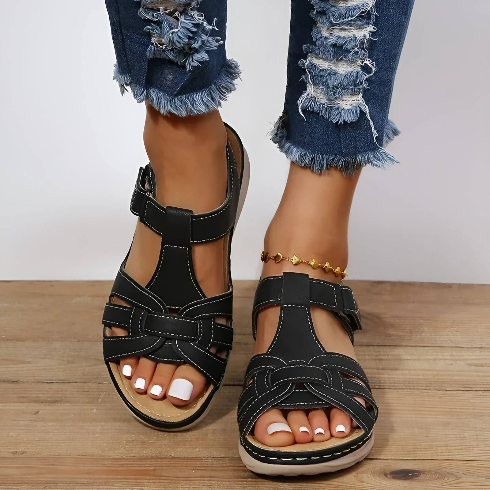 Sandales orthopédiques confort pour femme – Style moderne et soutien quotidien - Image 2