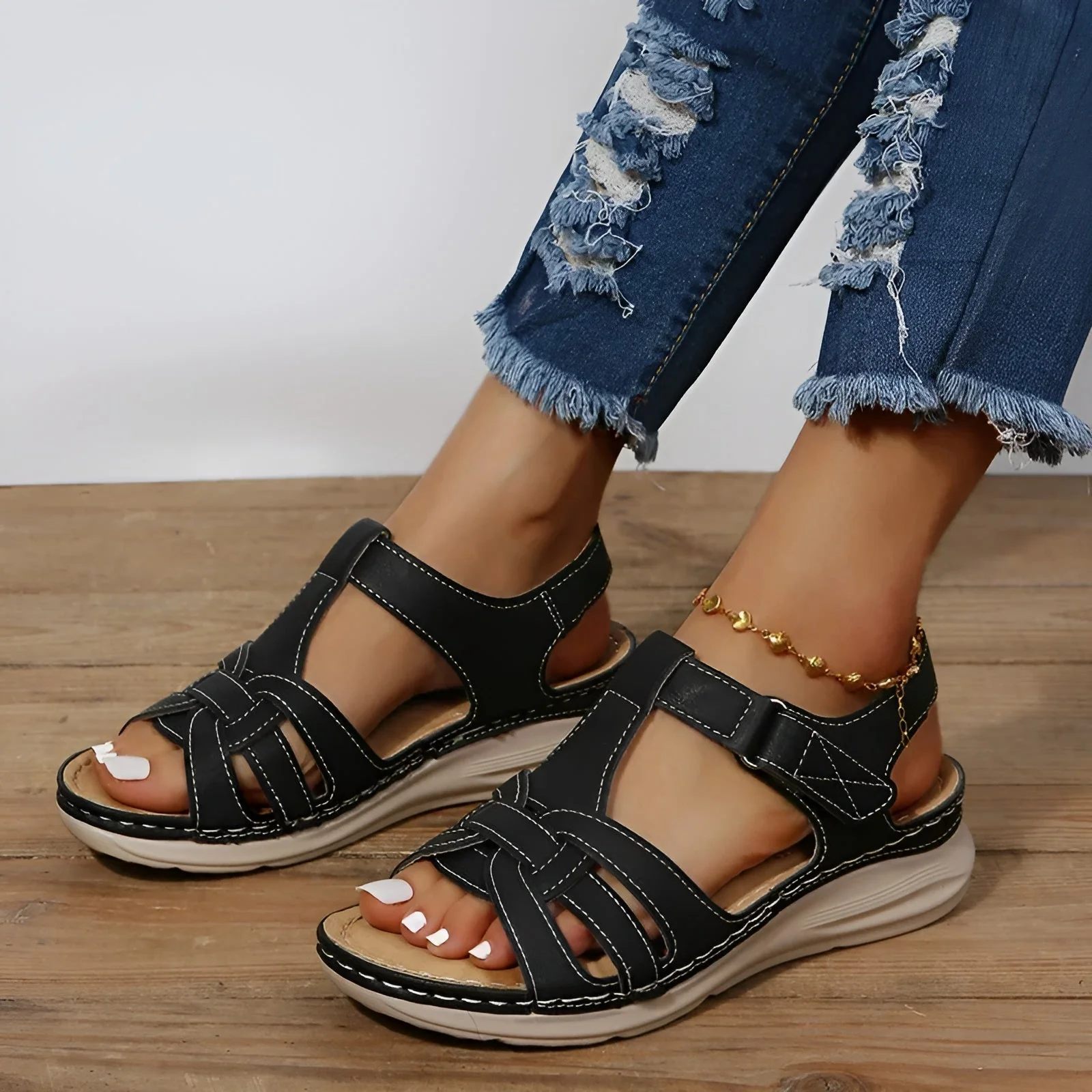 Sandales orthopédiques confort pour femme – Style moderne et soutien quotidien - Image 5