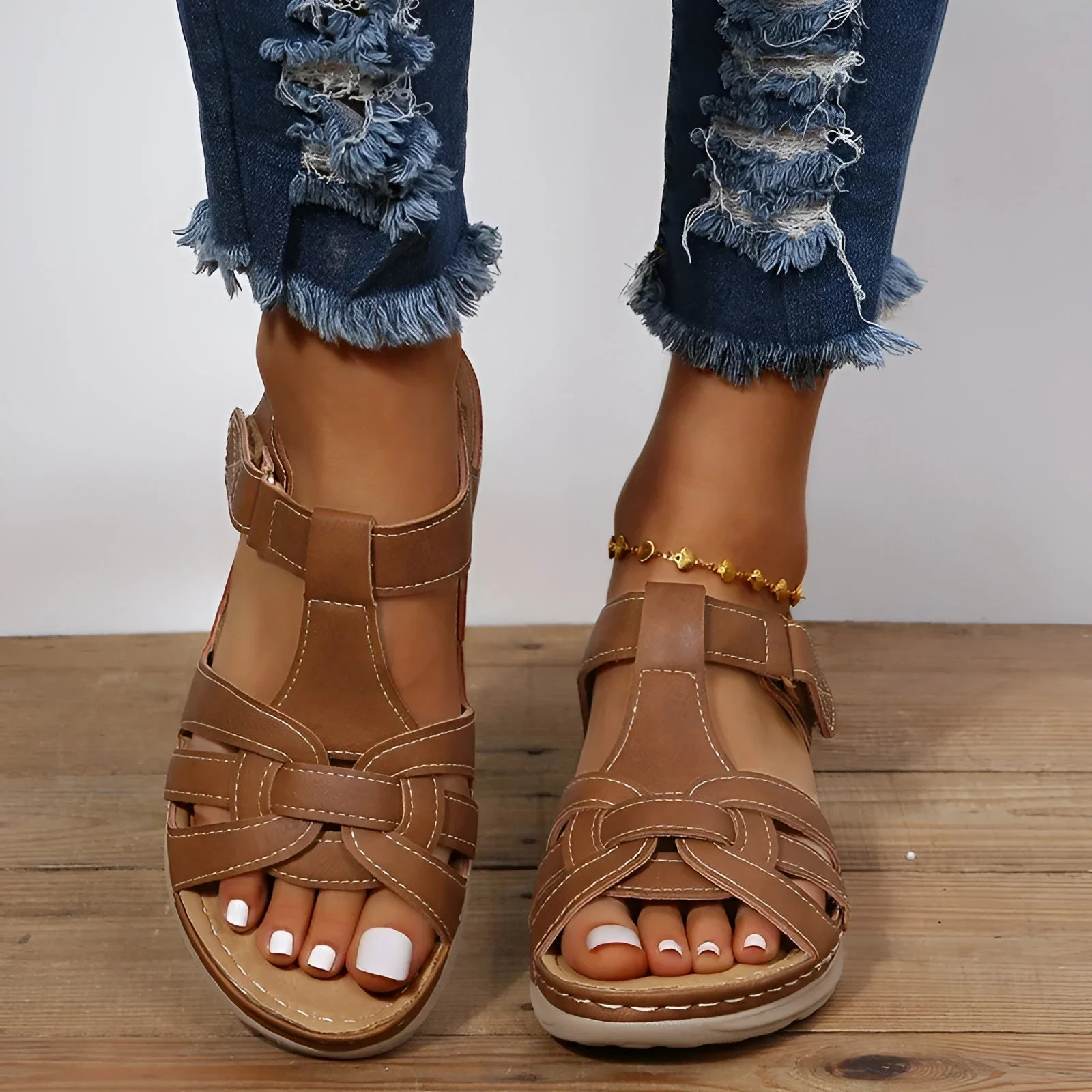 Sandales orthopédiques confort pour femme – Style moderne et soutien quotidien - Image 9