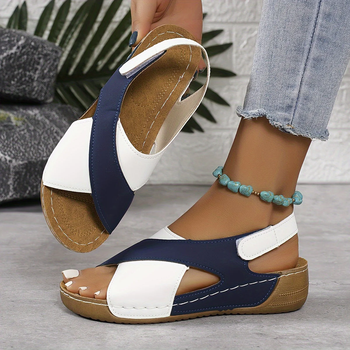 Sandales Orthopédiques Femme Confort Marche Quotidienne Style Décontracté - Image 3
