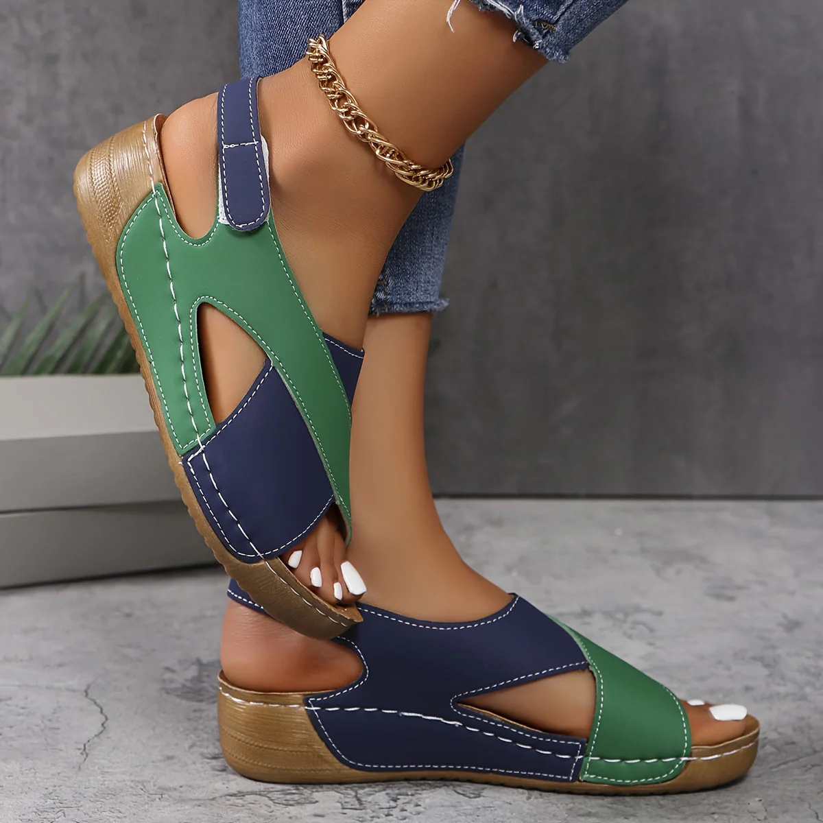 Sandales Orthopédiques Femme Confort Marche Quotidienne Style Décontracté - Image 9