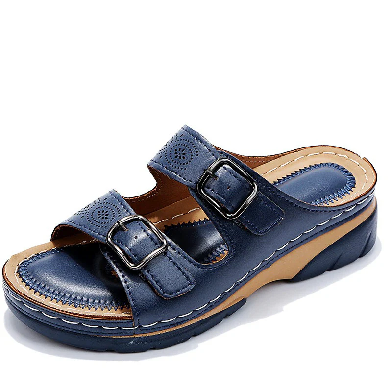 Sandales orthopédiques femme à deux brides – confort quotidien et style décontracté - Image 6