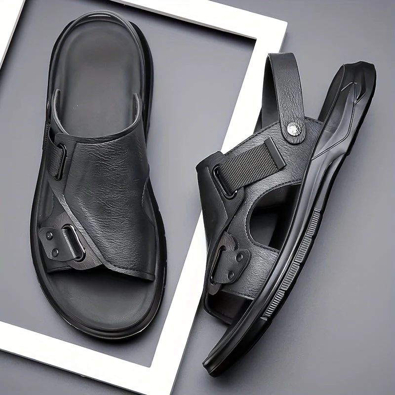 Sandales ouvertes pour homme style décontracté vacances – confort quotidien - Image 3