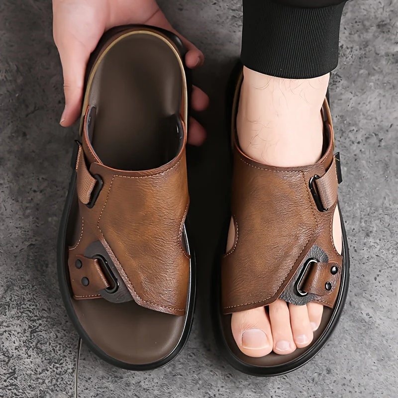 Sandales ouvertes pour homme style décontracté vacances – confort quotidien - Image 4