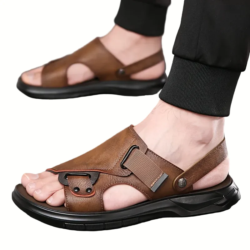 Sandales ouvertes pour homme style décontracté vacances – confort quotidien - Image 6