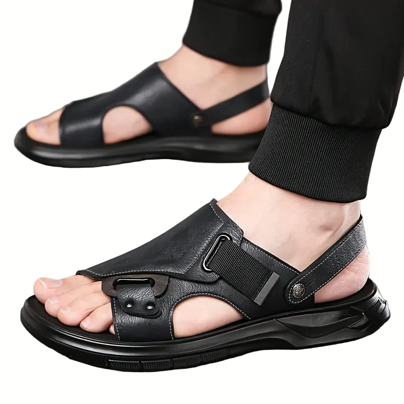 Sandales ouvertes pour homme style décontracté vacances – confort quotidien - Image 7