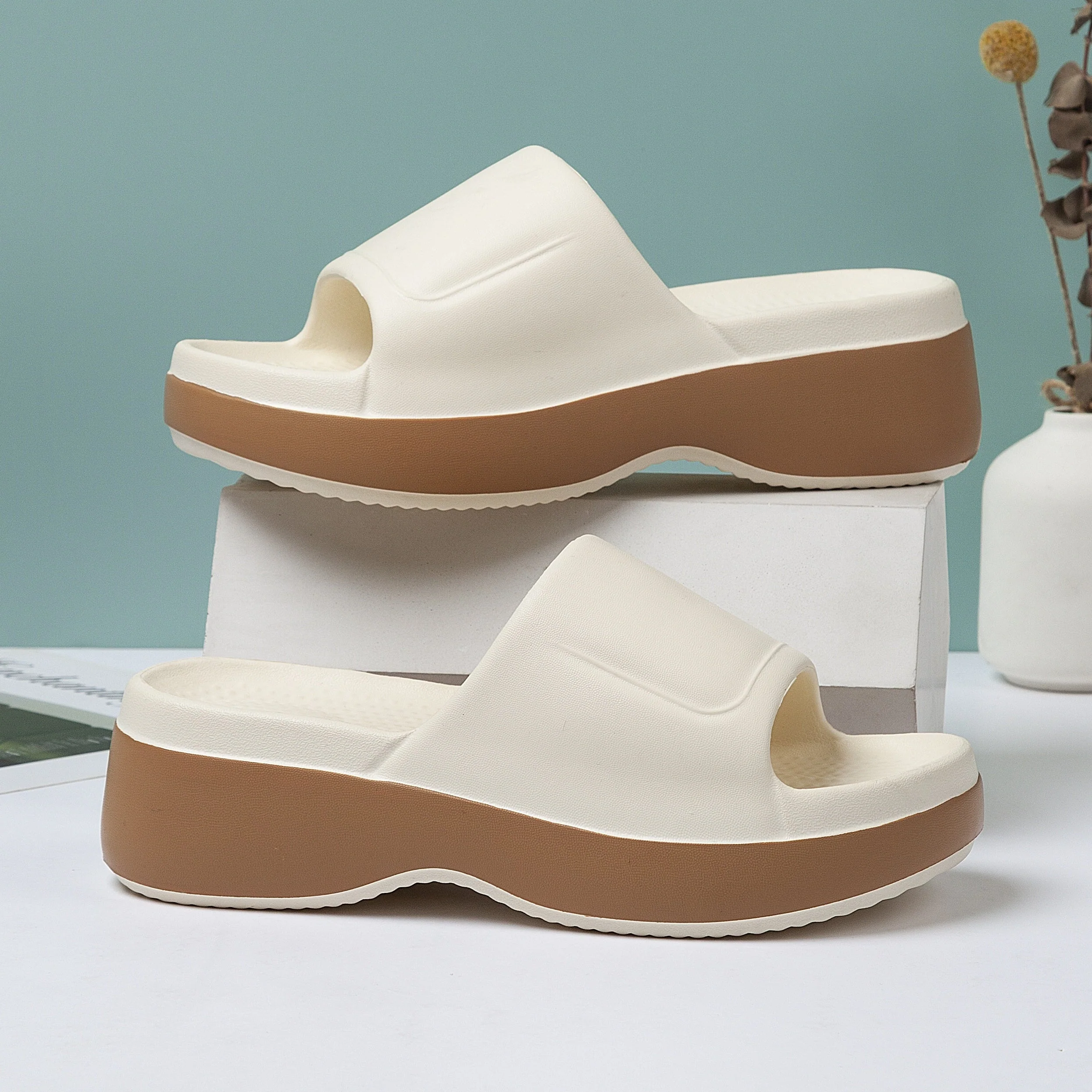 Sandales plateformes confort pour femme style décontracté pour l'été - Image 3