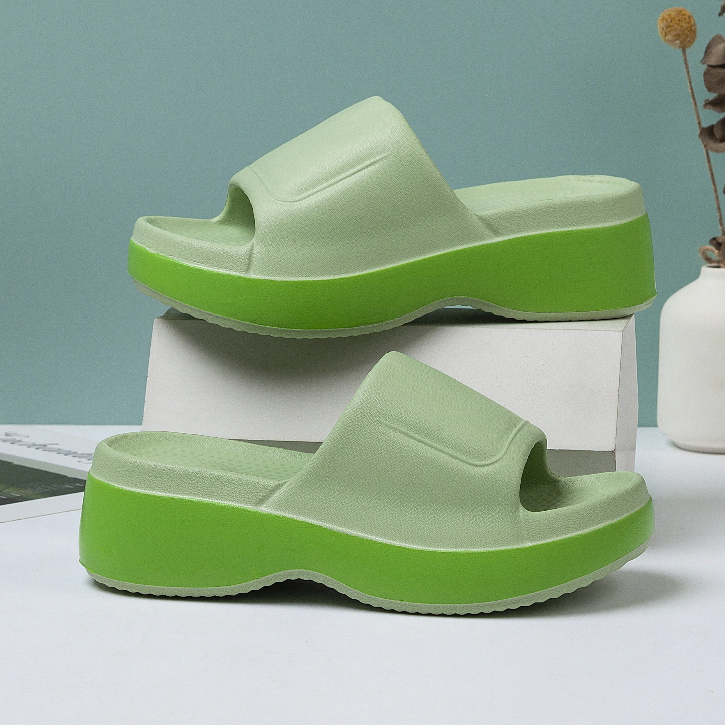 Sandales plateformes confort pour femme style décontracté pour l'été - Image 4