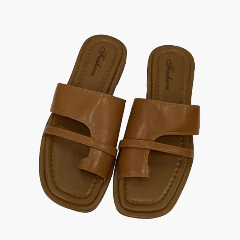 Sandales plates décontractées pour femme, style chic, idéales pour l'été - Image 5