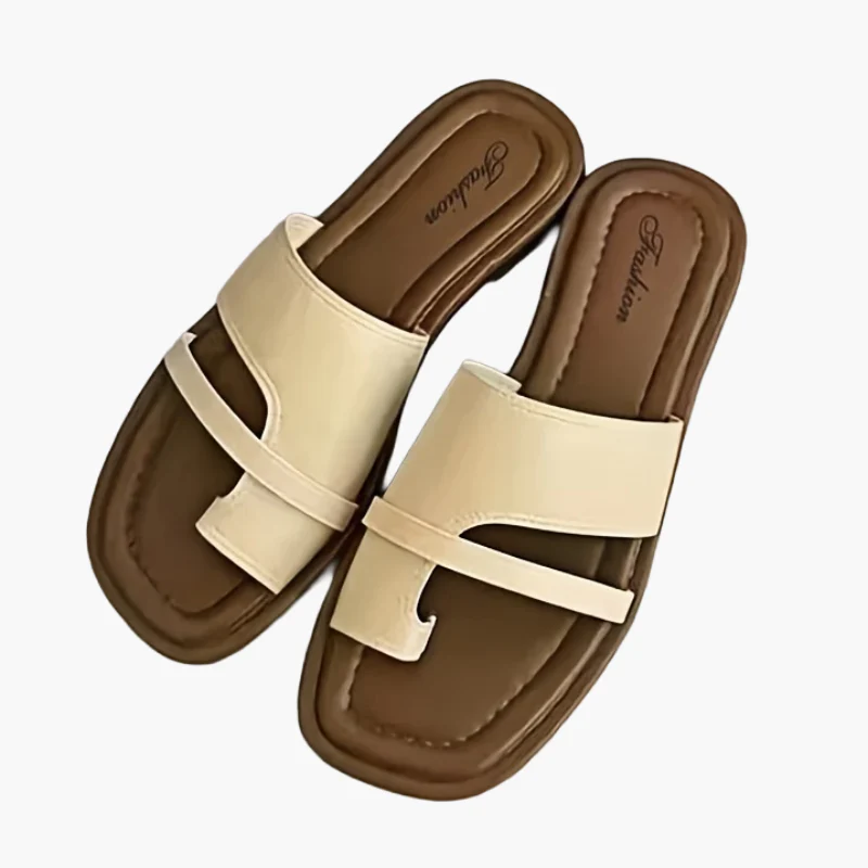 Sandales plates décontractées pour femme, style chic, idéales pour l'été - Image 6