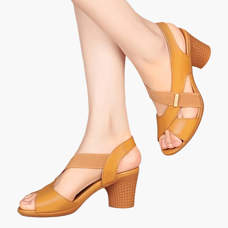 Sandales à talon bloc pour femme, style élégant, confort quotidien, été - Image 6