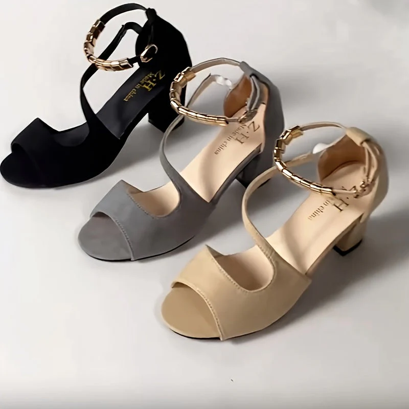 Sandales à talons hauts élégantes pour femme style soirée et bureau - Image 7