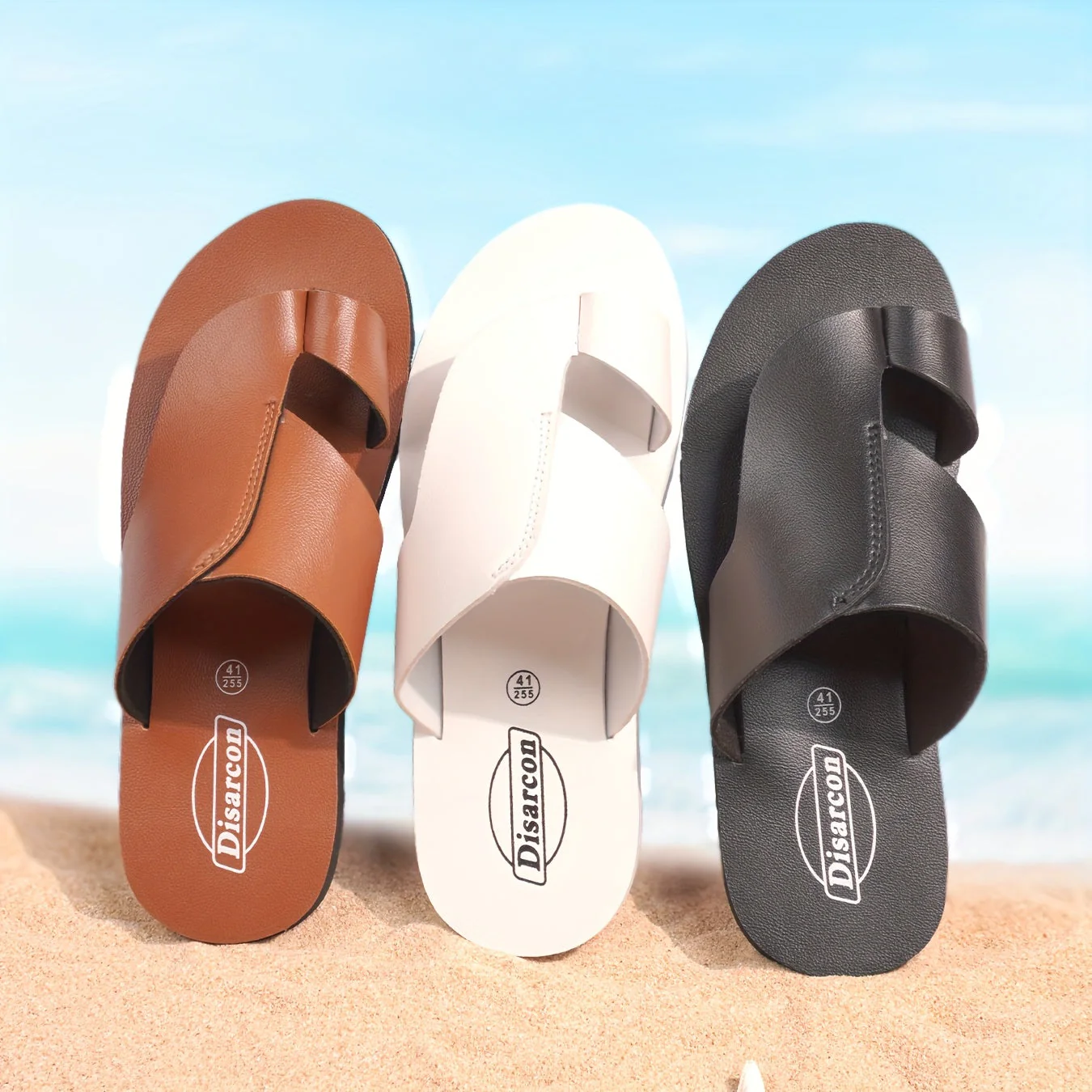 Sandales vintage homme pour plage et usage quotidien - style décontracté - Image 4
