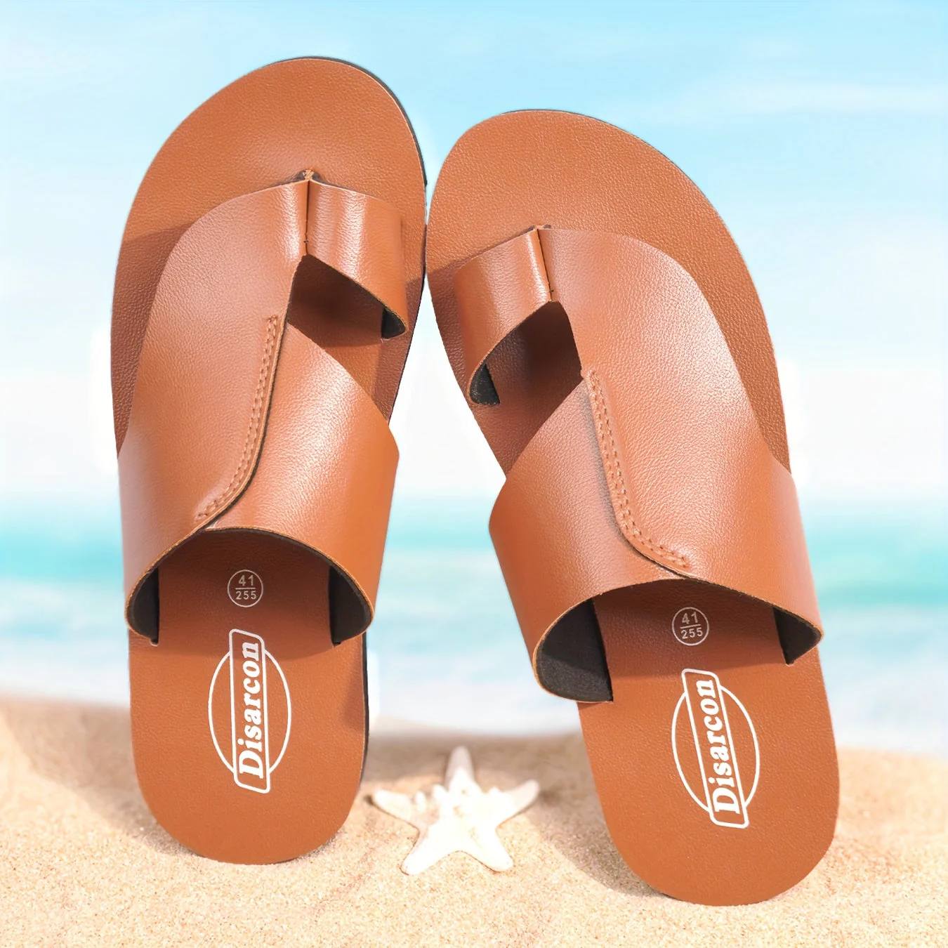 Sandales vintage homme pour plage et usage quotidien - style décontracté - Image 5