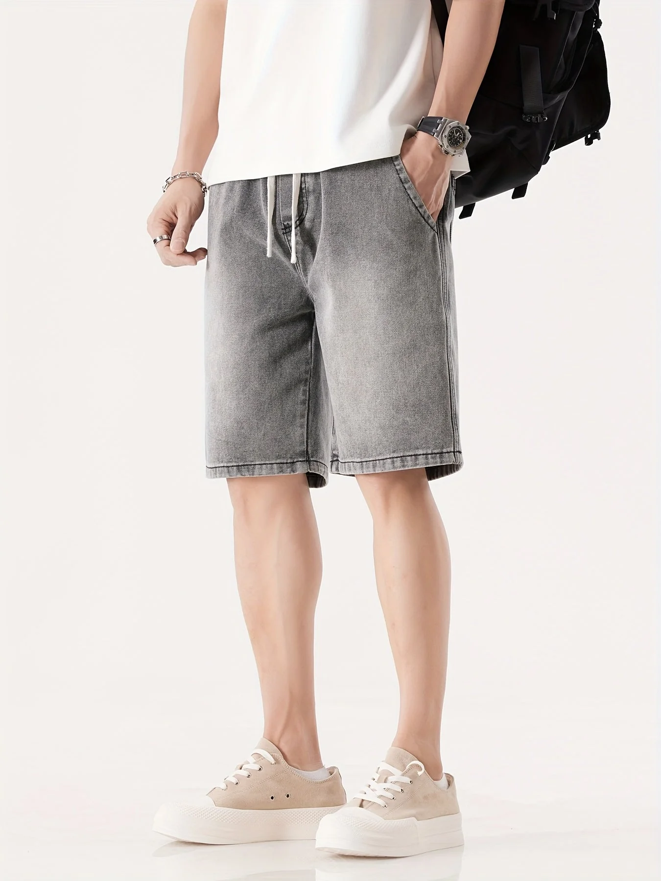 Short ample décontracté pour homme style urbain usage quotidien - Image 3
