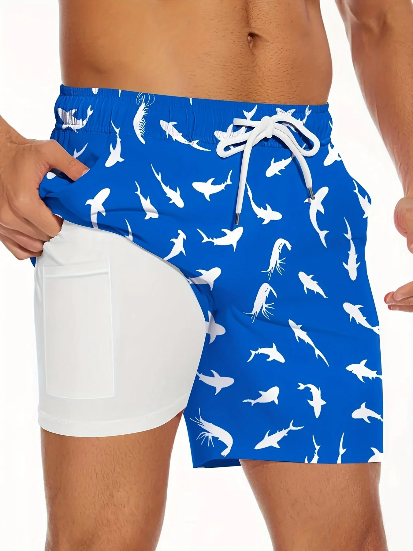 Short de bain homme motif canard jaune style amusant pour piscine et plage - Image 6