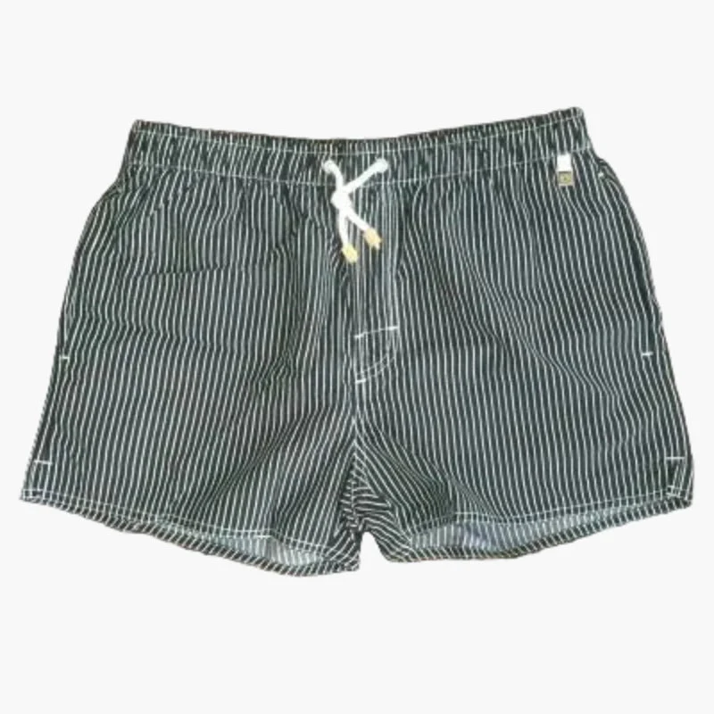 Short de bain homme à rayures style marin – Idéal plage et été - Image 10