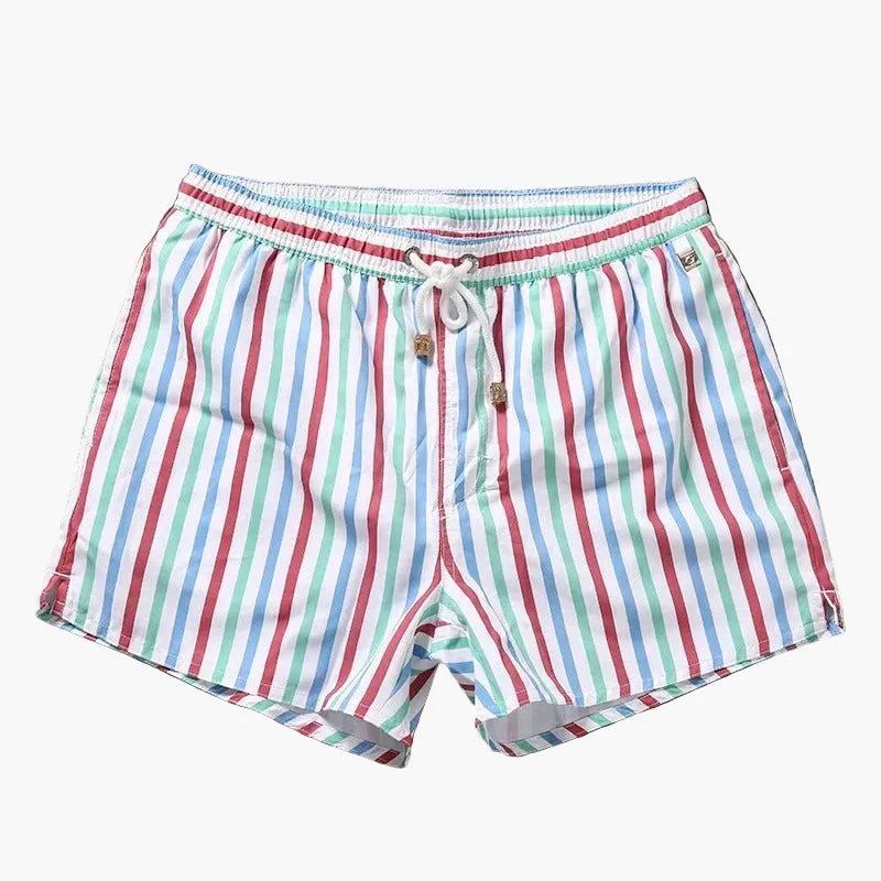Short de bain homme à rayures style marin – Idéal plage et été - Image 11