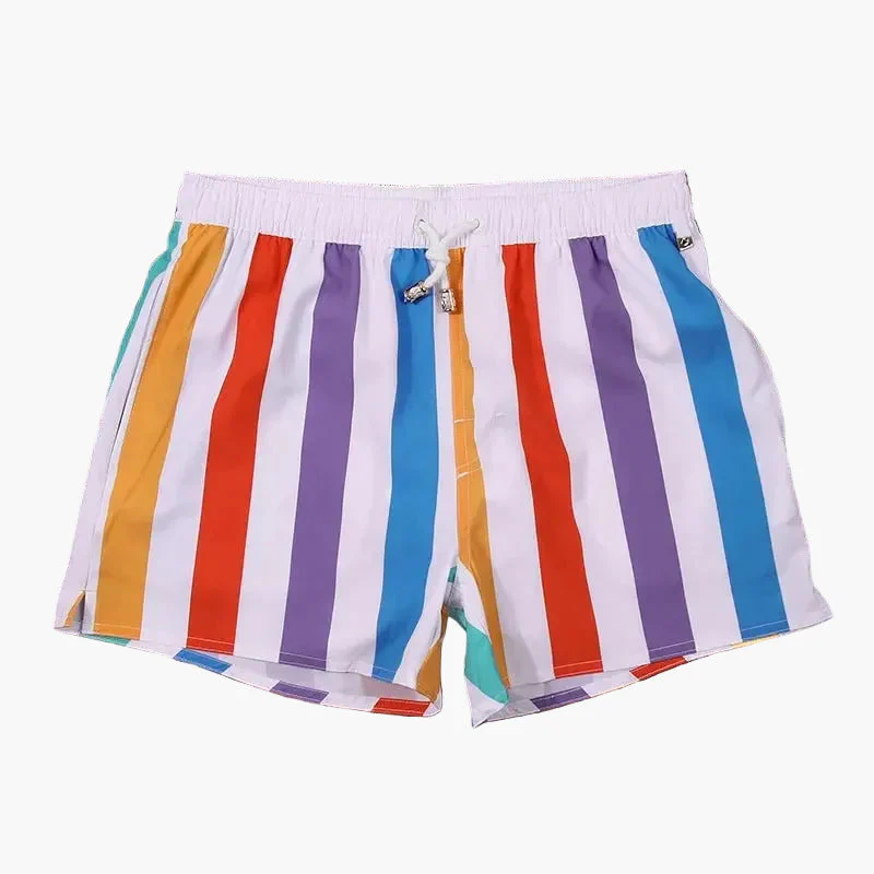 Short de bain homme à rayures style marin – Idéal plage et été - Image 4