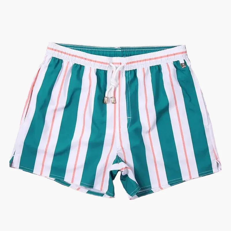 Short de bain homme à rayures style marin – Idéal plage et été - Image 7