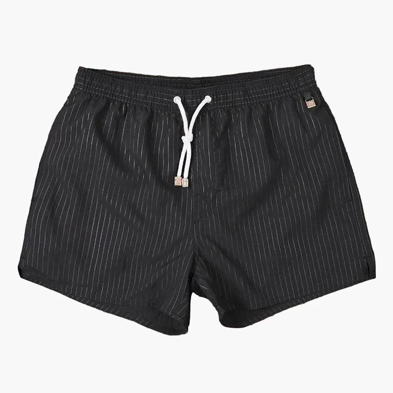 Short de bain homme à rayures style marin – Idéal plage et été - Image 8